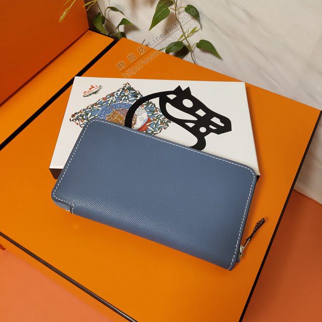 Hermes女包 愛馬仕拉鏈錢包 外進口Epsom皮 Hermes2020新款女錢包  am2046
